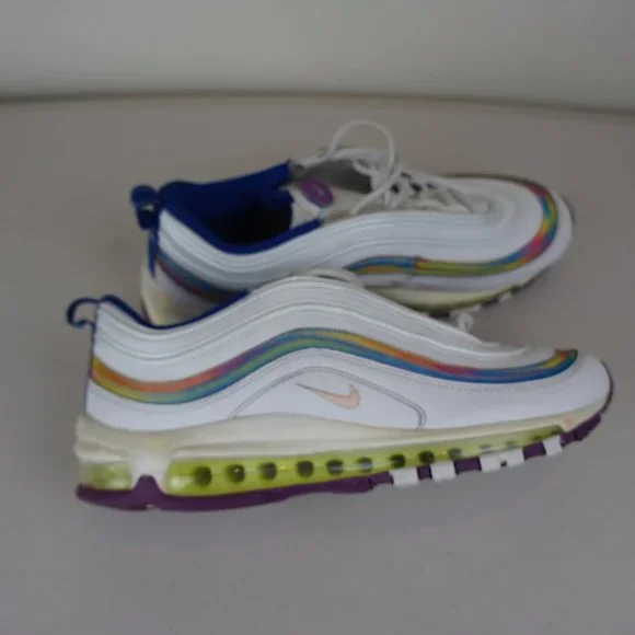 Nike Womens 9 Air Max 97 Se Running Womens Casual Shoes Cw2456-100 - Picture 7 of 8